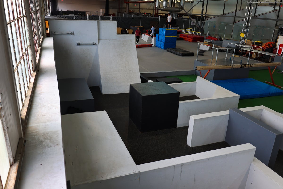 Parkour block course