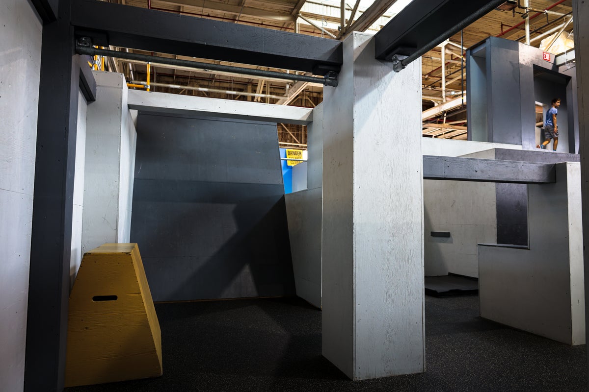 Concrete walls and vault structures